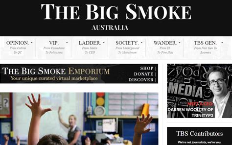 Opinion Website The Big Smoke Expands Content Offering - B&T