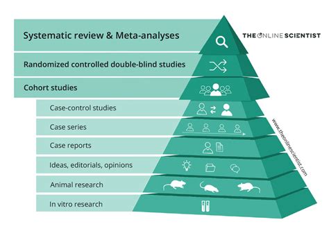 Levels of evidence pyramid NEW by The Online Scientist - The Online ...