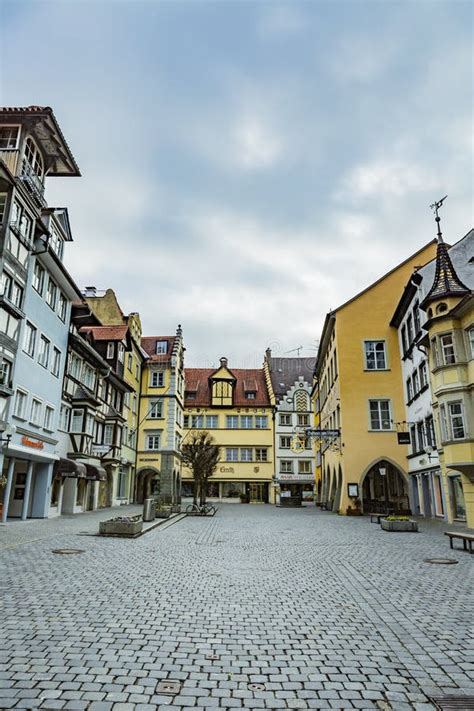 Lindau-Island Old Town Pedestrian Area Editorial Photography - Image of ...