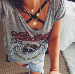 Aerosmith t-shirt … | Country concert outfit, Fashion, Spring fashion ...