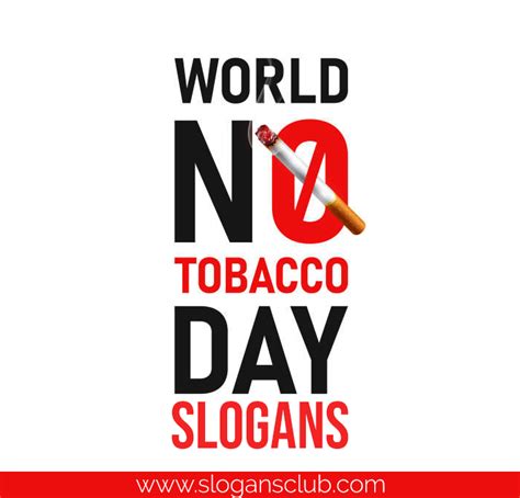 World No Tobacco Day Slogans - Slogans Club