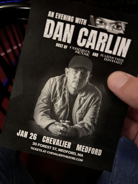 Dan on Tour? : r/dancarlin