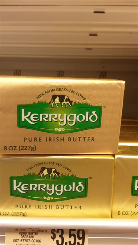 Grass fed butter. We love Kerrygold, but any brand is fine. Grass fed ...