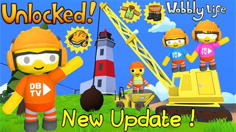 NEW UPDATE! CONSTRUCTION OUTFIT UNLOCKED IN WOBBLY LIFE 👀 - YouTube