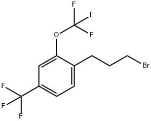 4-(3-Bromopropyl)-3-(trifluoromethoxy)benzotrifluoride | 1805852-32-7