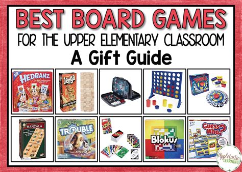 10 Best Board Games for the Upper Elementary Classroom - Appletastic