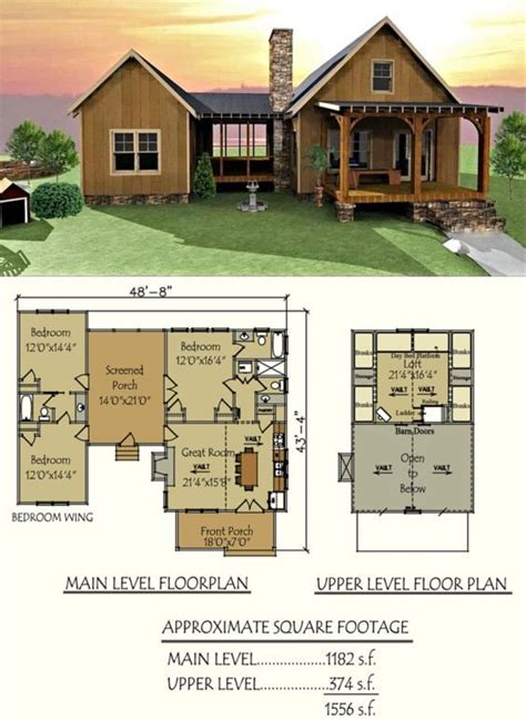 Cute and Cozy Dog Trot House Plans