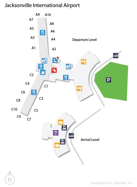 Jacksonville Airport Map