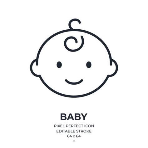 490+ Baby Outline Newborn Silhouette Stock Illustrations, Royalty-Free ...