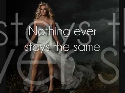 Carrie Underwood - Forever Changed [Lyrics On Screen] - YouTube