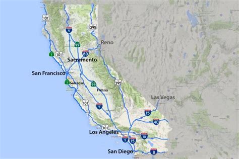 When All You Need is a Simple California Highway Map, This One is Just ...