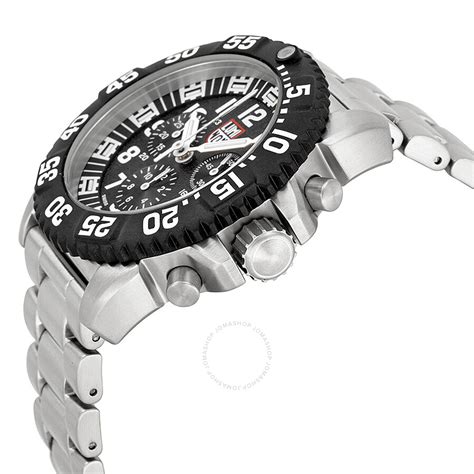 Luminox Steel Colormark Chronograph Black Dial Stainless Steel Men's ...