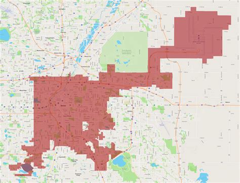 Denver Area County Map