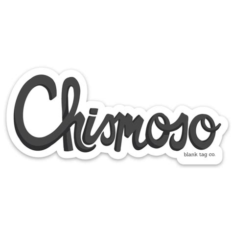 The Chismoso Sticker – blank tag co.