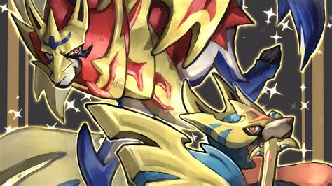 #332649 Zamazenta and Zacian, Pokemon Sword and Shield, 8K phone HD ...