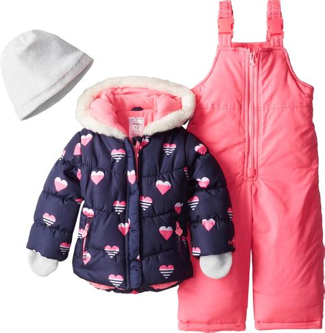 Amazon.com: Carter's Baby Girls' Infants Snowsuit, Blue, 12 Months ...