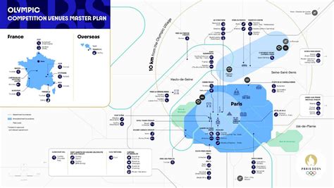 MAP: Where events will be held for 2024 Paris Olympics