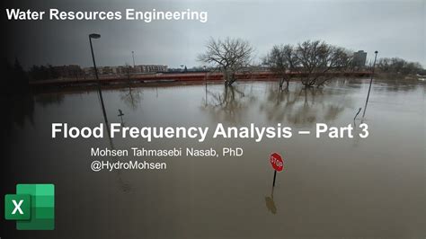 Flood Frequency Analysis – Part 3: Log Pearson III Distribution - YouTube