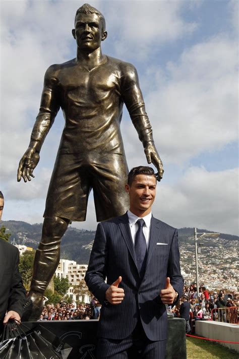 Cristiano Ronaldo is Honored with Bronze Statue – The Fashionisto