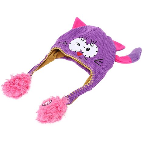 Mgaxyff Knitting Wool Cute Hat Moving Ears Story Telling Funny Toy Cap ...