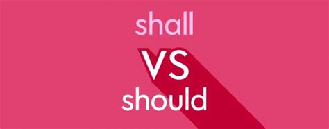 "Shall" vs. "Should": What's The Difference? | Thesaurus.com