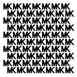 the letter k is made up of letters and numbers in black on a white ...