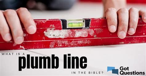 What is a plumb line in the Bible? | GotQuestions.org