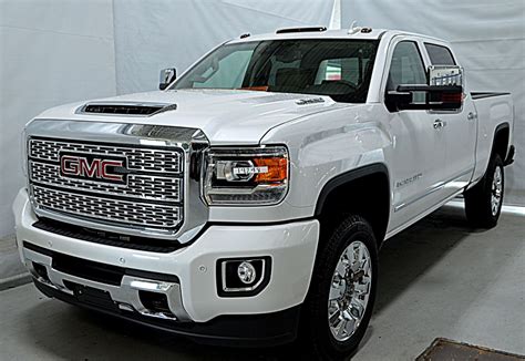 New 2019 GMC Sierra 2500HD Denali, Crew Cab, Duramax, STD/Box White ...