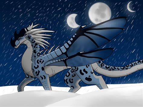 I redrew Uncio, my Icewing/Hivewing hybrid! : WingsOfFire, icewings HD ...