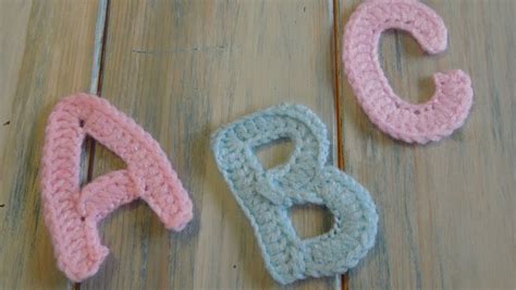 (crochet) How To - Crochet Letters A, B (P), and C - Yarn Scrap Friday ...