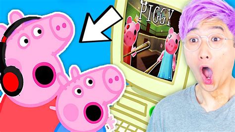 LANKYBOX REACTS TO PEPPA PLAYS ROBLOX PIGGY! (FUNNIEST MOMENTS) - YouTube