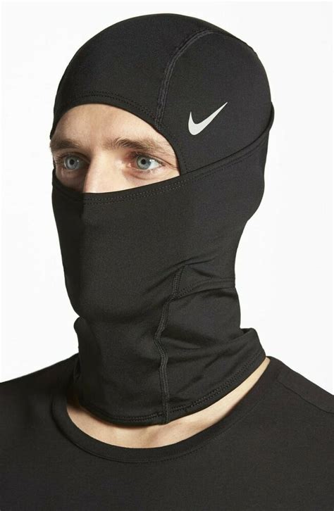 Nike Pro Black Combat Hyperwarm Hydropull Hood Neck Warmer Gaiter Face ...