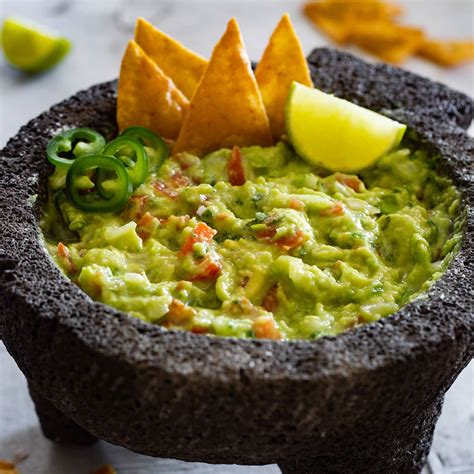 Authentic Guacamole Recipe In A Molcajete