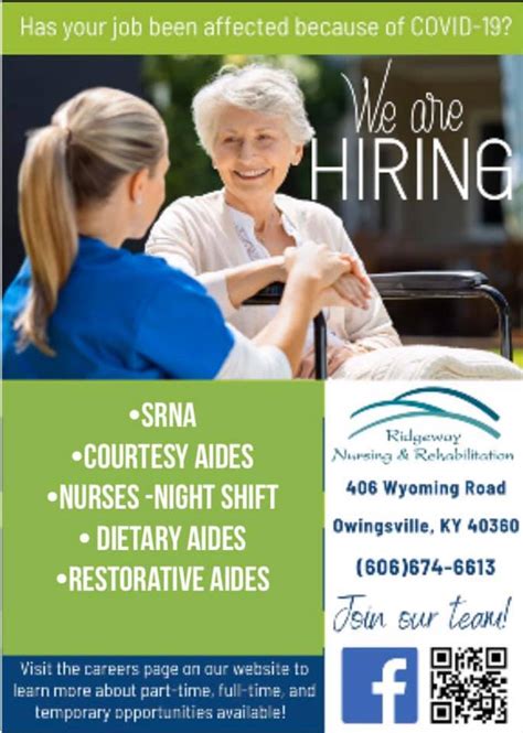 We are hiring! Go... - Ridgeway Nursing and Rehabilitation