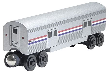 Whittle - Wooden Toy Train: Baggage Car - Amtrak - 802-501159