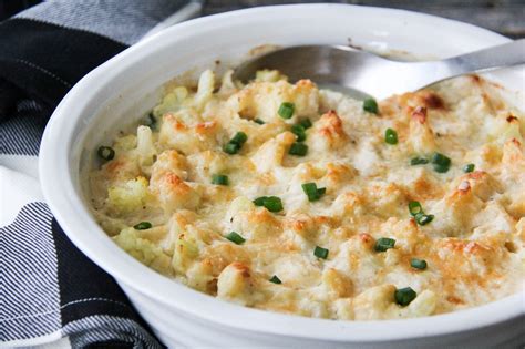 Creamy Gouda Cheese Cauliflower Bake - A Pretty Life In The Suburbs