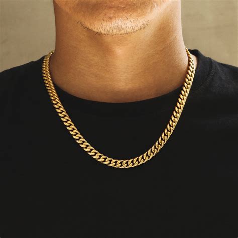 Cuban Link Mens Gold Chain