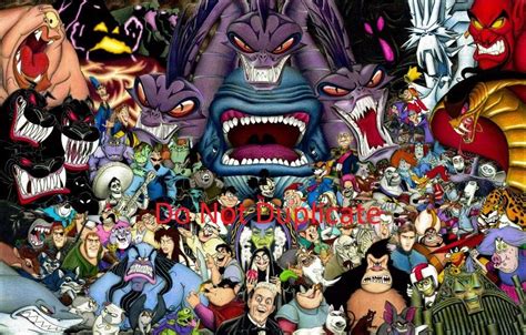 Ultimate Disney Villain Montage 2 11 X 17 Inch Colored Pencil Drawing ...