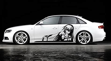 Buy Car Side Auto Vinyl Decal Art Anime Girl Music Headphones Comic ...