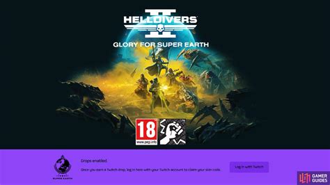 How to get all Helldivers 2 Twitch Drops - Basics - Getting Started ...