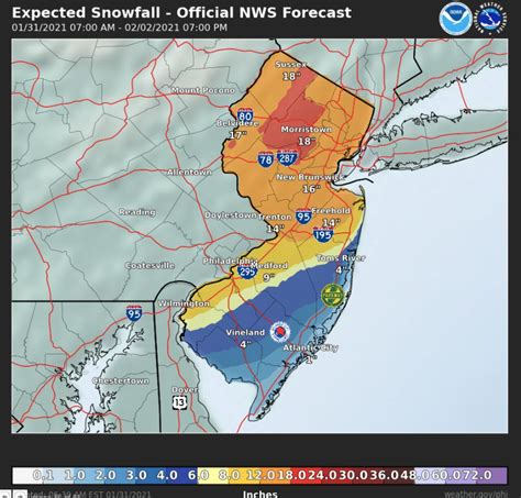 N.J. weather: Major snowstorm set to blast state with 18 inches in some ...