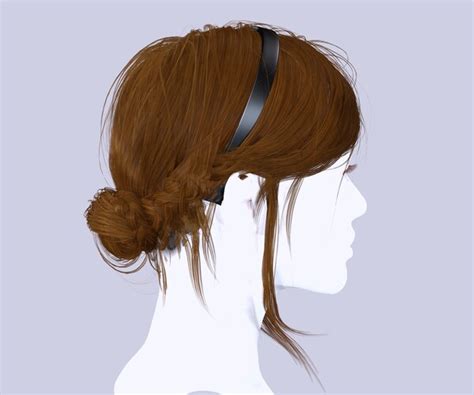 ArtStation - Female Realistic Hair Style | Game Assets