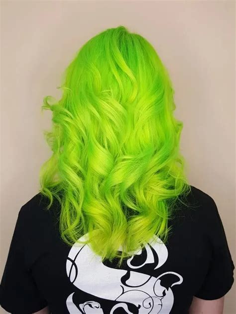 12+ Bright Green Hair - ShahistaEwen