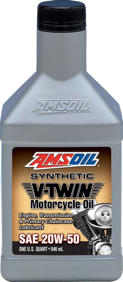 AMSOIL 20W-50 Synthetic V-Twin Motorcycle Oil (MCV) 20W50