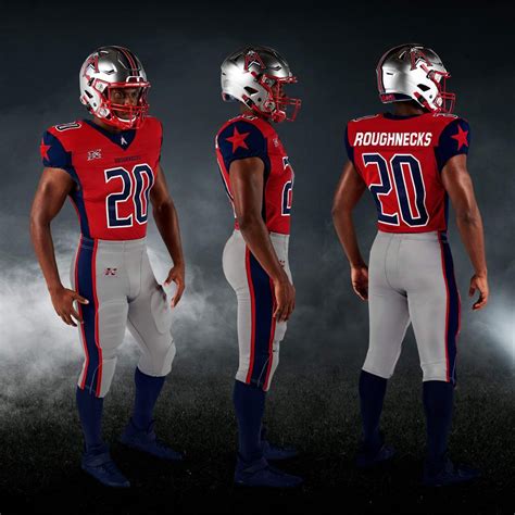 XFL 2020 Houston Roughnecks home uniforms | Team uniforms, Football ...