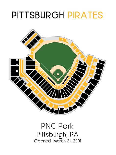 Seattle Mariners Safeco Park, MLB Stadium Map, Ballpark Map, Baseball ...