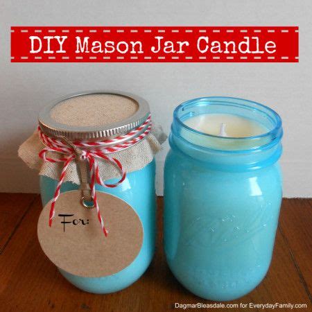 DIY Mason Jar Candle and Other Easy Handmade Teacher's Gifts | Mason ...