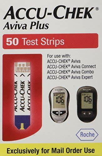 ACCU-CHEK Aviva Plus Test Strips, 50 Count - lancets.org