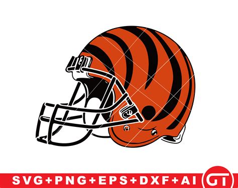 Bengals Helmet SVG , PNG , EPS , Bengals Football Svg Bengals Team ...