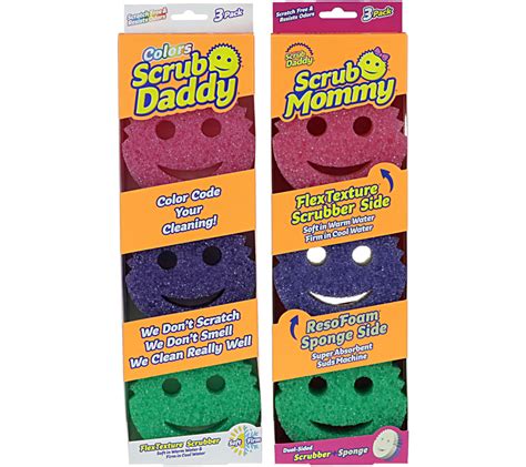 Set of 6 Scrub Daddy & Scrub Mommy in Seasonal Colors Auto-Delivery ...